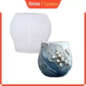 KIN Chắc Chắn Hoa Bướm Trồng Khuôn Silicon Handmade Nhựa Bê Tông Xi măng Đúc Nghệ Thuật
