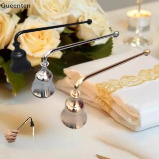 Queenten Nến Giảm Chấn Nến Dụng Cụ Không Gỉ Tay Cầm Dài Chuông Bình Chữa Phụ Kiện Xẻng Thép Dập Tắt Phụ Kiện QT