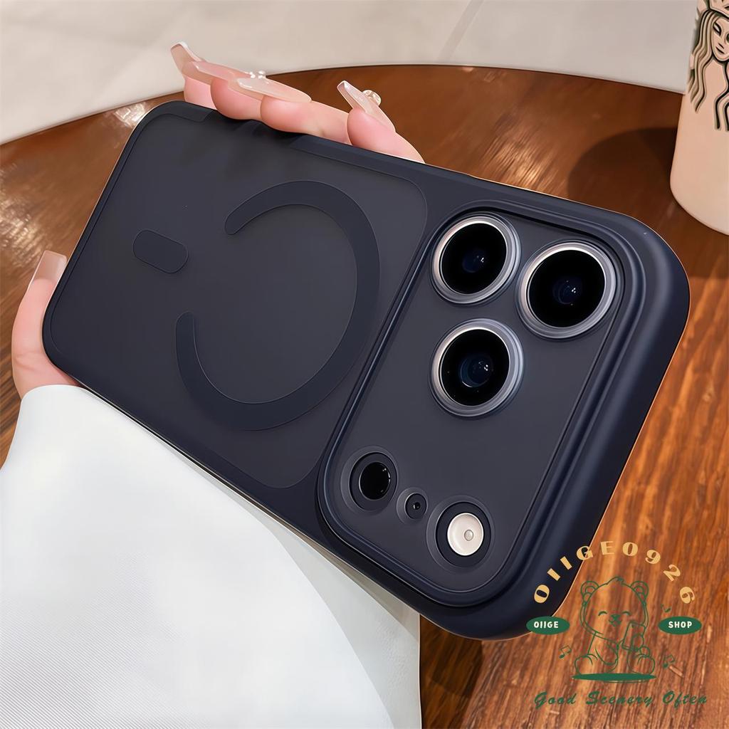 【 Ốp lưng iPhone17 】 Vỏ điện thoại từ tính bằng silicon lỏng iphone17 Pro Max 16 15 14 13 cho vỏ iPhone Vỏ mềm silicon TPU chống sốc