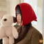 Khăn quàng cổ tam giác cổ điển thời trang Khăn ấm áp dành cho nữ Khăn quàng cổ dệt kim dày Khăn quàng cổ nữ quấn đầu ngoài trời mùa đông mới