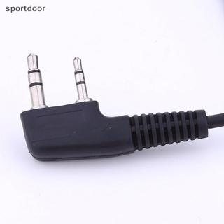 [sportoutdoor] 1 Cái PTT MIC 1 Mét Móc Tai Bộ Đàm Tai Nghe Nhét Tai Interphone Tai Nghe 2 PIN Tai Nghe Tai Nghe Cho UV5R / / HYT [out]