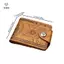 Ví nam doanh nhân Ví nam với 100 đô la Mỹ PatternWallet Da nam Walet Hộp đựng thẻ ảnh Ví dung tích lớn [Mina]