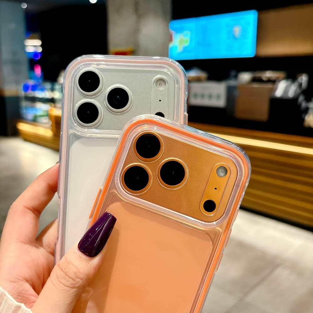 Ốp Điện Thoại Mềm Chống Rơi Độ Dày Cho iPhone 17 16 15 Pro PROMAX 17 Air Plus Chống Sốc Không Vàng