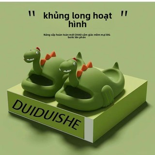 Dép lê khủng long cho bé – Dép mềm nhẹ chống trượt, phong cách hoạt hình dễ thương