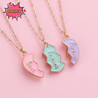 [PNPIA] 1 Bộ Dây Chuyền BFF Cho Chị BFF Sinh Nhật Tình Bạn Trang Sức Quà Tặng Người Bạn Thân Nhất Mãi Mãi Vòng Cổ Cho 3 Cô Gái Phù Hợp Với Trái Tim Mặt Dây Chuyền VN