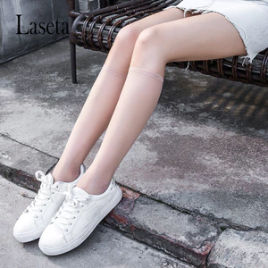 Laseta Vô Hình Tất Bắp Chân 1D Giữa Ống Vớ Liền Mạch Màu Thịt Nửa Phần Tất Nữ Brea