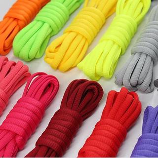 Dây giày hình bầu dục rộng 0,6 cm, unisex, dây buộc chất lượng cao cho giày thể thao và giày bóng rổ, có nhiều màu, 1 đôi