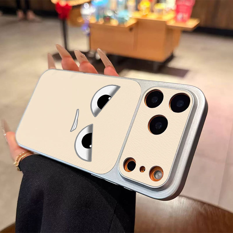 Ốp lưng iPhone họa tiết mắt Máy ảnh da mềm cao cấp - iP 7/8/X/XS/XR/11/12/13/14/15/16/17/Plus/Air/Pro/Max
