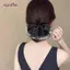 AqToCna Thời Trang Vintage Thanh Lịch Satin Scrunchie Mour Băng Đô Quấn Tóc Cho Nữ AqToCna