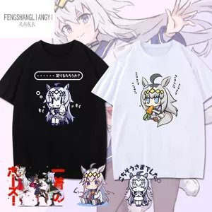 Ngựa Đua Cô Gái Hàng Hóa Áo Thun Hạt dẻ Mũ Anime cos Hai Chiều Tay Ngắn Hoàng Đế Tokai Nam Fe
