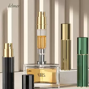 Bình xịt DELMER 5ML, Bình xịt nước hoa tự bơm Bình nước hoa chứa đầy đáy, Kem dưỡng ẩm Cologne sang trọng Fine Mist 5ml / 10ml Nước hoa Atomizer Du lịch
