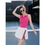 Bộ thể thao nữ, Áo mút đúc váy A hai lớp tập Gym, nhảy, pickleball, tennis (có tách lẻ)