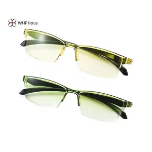 < WHPHous-t > Kính đọc sách phóng to tự động thông minh Không vành Siêu nhẹ Chống tia xanh Bảo vệ bức xạ Kính ánh sáng xanh Unisex Đẹp