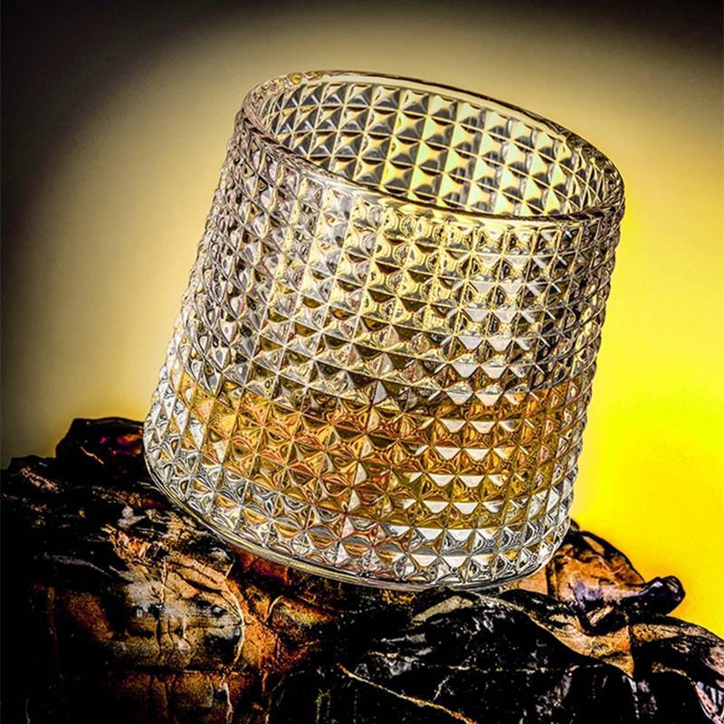 [F & O] Kính Whisky Sáng Tạo Dụng Cụ Thủy Tinh Quay Bền Cotails Rượu Brandy Cup Nước Nước ép Trà Cốc Uống Tiệc Ly {vn}