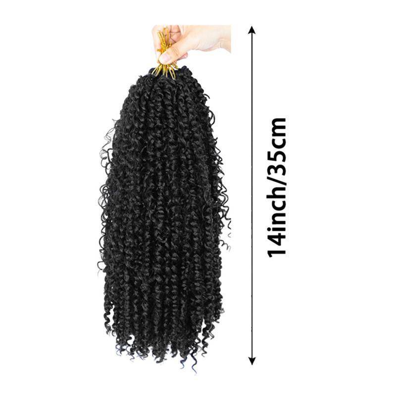 PNPIA- Passion Twist Crochet Hair Pre Twisted Tổng hợp Curly End Braid Extensions cho hợp thời trang hàng ngày và lễ hội