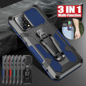 Dành Cho Xiaomi Mi 10T Pro 11 Lite Lai Chắc Chắn Chống Sốc Giáp Chân Đế Ốp Lưng Có Kẹp Thắt Lưng