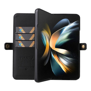 Ốp Điện Thoại Da, Dành Cho Samsung Galaxy Z Fold 3 4 5 6 7 5G, Ốp Ví, Có Khe Cắm Thẻ, Ốp Lưng Túi Điện Thoại