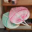 Quạt Mây DELMER, Quạt Dệt Rơm Phong Cách Dân Tộc Tự Nhiên, Nghệ Thuật Thủ Công Handmade Phong Cách Tre Quạt Tay Làm Mát Mùa Hè