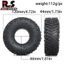 120mm 1.9 Lốp Xe Bánh Xích (4 CÁI) Lốp Bùn OD 4.72 "Cho Xe Bánh Xích RC 1 / 10 TRX4 TRX6 SCX10 90046 SCX10 III AXI03007 Tamiya CC01 D90 D110