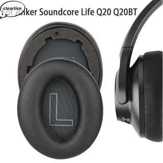 CLEARLINE 2 Miếng Đệm Tai Nghe Tai Nghe Tai Nghe Đệm Tai Nghe Cho Anker Soundcore Life Q20 Q20BT