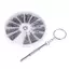 JCSYFAC 600 Chiếc Vít Nhỏ Đai Ốc + Tua Vít Đồng Hồ Kính Mắt Kính Dụng Cụ Sửa Chữa Mới Mới