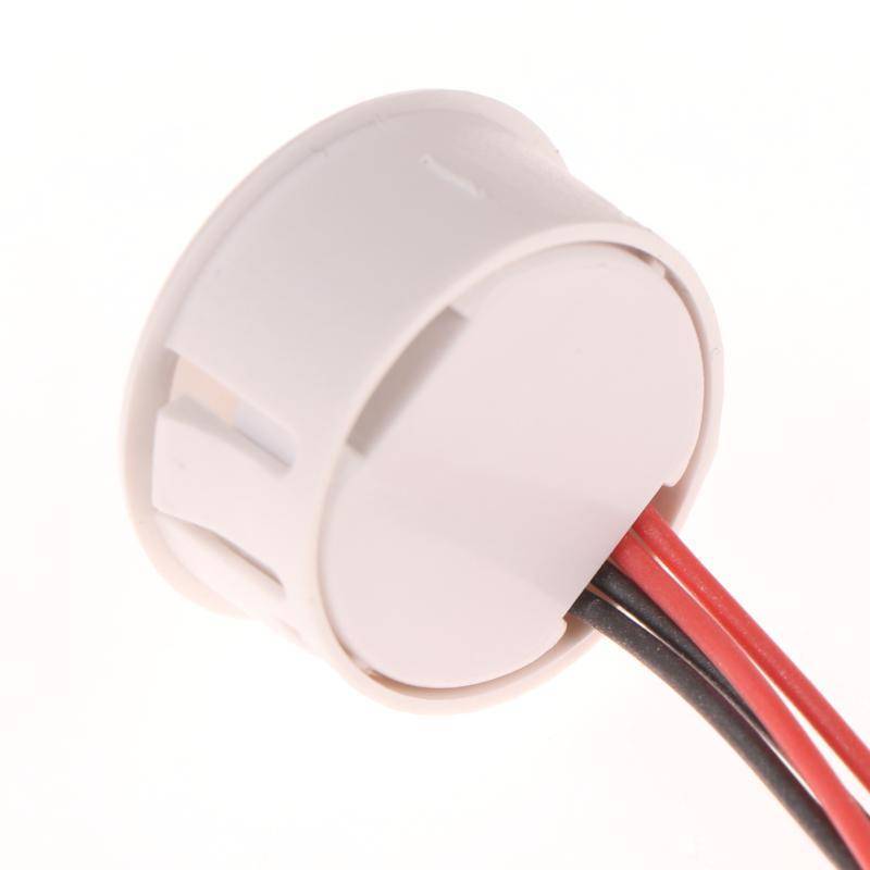 QIUWU Công tắc cảm biến chuyển động hồng ngoại PIR DC 12V/24V tự động, đèn ngủ LED nhạy cảm