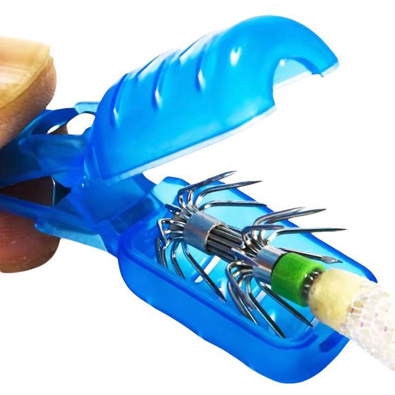 [KvJJL-t] 10 Chiếc Mực Jig Móc Bảo Vệ Vỏ Bảo Quản Tôm Bule Đuôi Móc Bao Câu Cá Jig Mồi Nắp An Toàn Tay Nhựa Mới