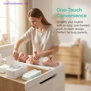 Hộp Bảo Quản Khăn Lau Ướt Di Động 1 Hộp Đựng Khăn Giấy Dung Tích Lớn Khăn Ăn Cho Xe Ô Tô Văn Phòng Gia Đình MỚI