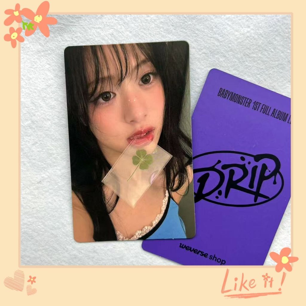 Zheng Yaxian Photocard ahyeon Xian Thẻ Chính Hãng Thẻ Chính Hãng Nhỏ Giọt Thẻ May Mắn Ngày Trắng