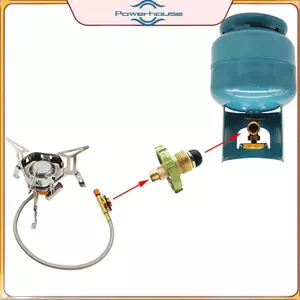 Đầu chuyển đổi bình chứa LPG POWER Đầu nối lò khí bền Đầu nối bộ chuyển đổi bình chứa LPG hợp kim kẽm thực tế.