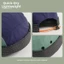 Mũ Beanies YRBWD, Mũ 5 ngăn màu trơn có thể điều chỉnh, Mũ không vành chống tia cực tím nhanh khô cho nam giới