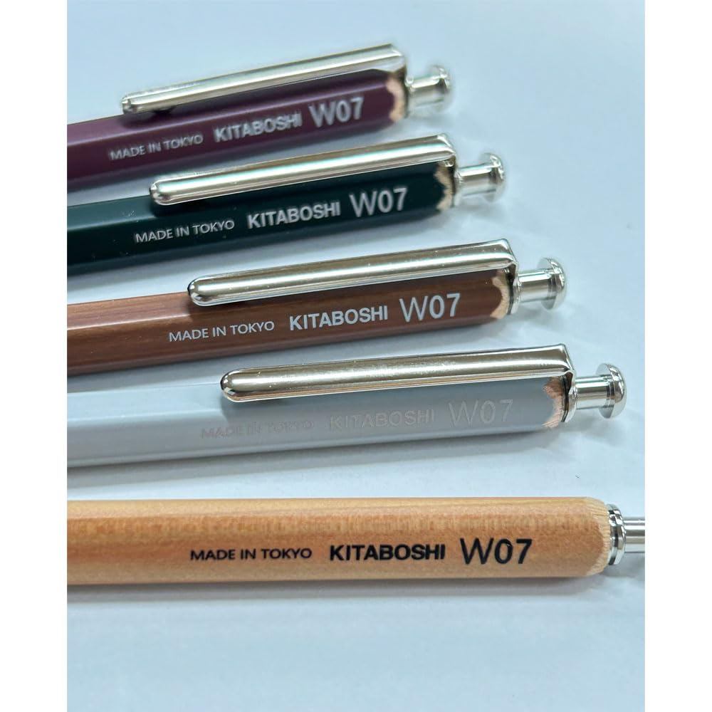 Kitaboshi But Chi Kim Than Go Enpitsuyano W07/0.7mm/4 Mau/Co Tay Xoa/San Xuat Nhat Ban