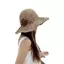 HFSHY 1 Cái Vành Rộng Chống Tia UV Ống Hút Mũ Chống Nắng Có Thể Gập Lại Với Trang Trí Hoa Thanh Lịch Tốt Nhất Cho Du Lịch Đi Biển VN
