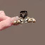 MAUROPOLI Phong Cách Mới Cao Cấp Pha Lê Bướm Lấy Kẹp Sang Trọng Tóc Gãy Đầu Lưng Nửa Tie Tóc Cá Mập Kẹp
