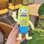 SpongeBob SquarePants Chính Hãng Biqibao Resident Series Búp Bê Mặt Dây Chuyền Vui Vẻ Dễ Thương Loveless Bier Móc Khóa Quà Tặng