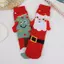 PNPIA- 1 Cặp Ông Già Noel Dễ Thương Cây Giáng Sinh Cotton Stoings Giáng Sinh Từ Hút Tay Trong Tay Sos Unisex Cầm Tay Dài Sos