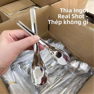 Thép không gỉ Thỏa Hộ Gia Đình Trẻ Em Thìa Ăn Thìa Canh Trẻ Em Ăn Thìa Thìa Người Lớn Thìa
