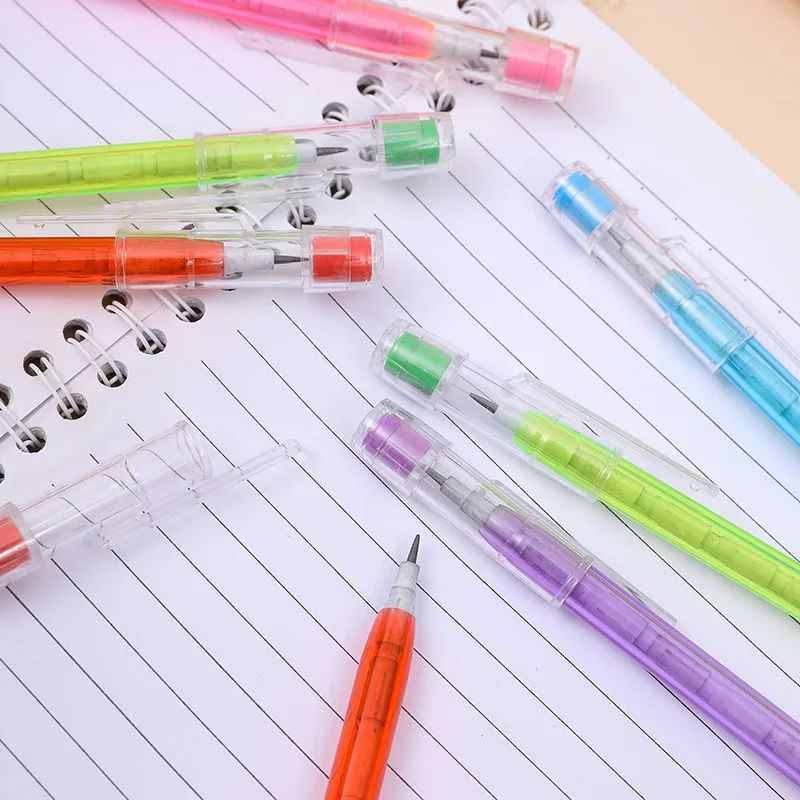 Combo 3 cây bút chì khúc có nắp HB