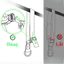 Bộ Dây Kháng Lực Tập Xà & Thể Hình - 3 Mức 150-225LBS, Cao Su Co Giãn Tốt, Kèm Tay Cầm & Móc Treo