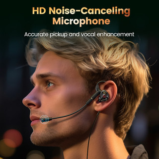 Tai nghe chơi game có dây trong tai Elough3.5MM Type C có Mic Tai nghe âm thanh nổi HiFi