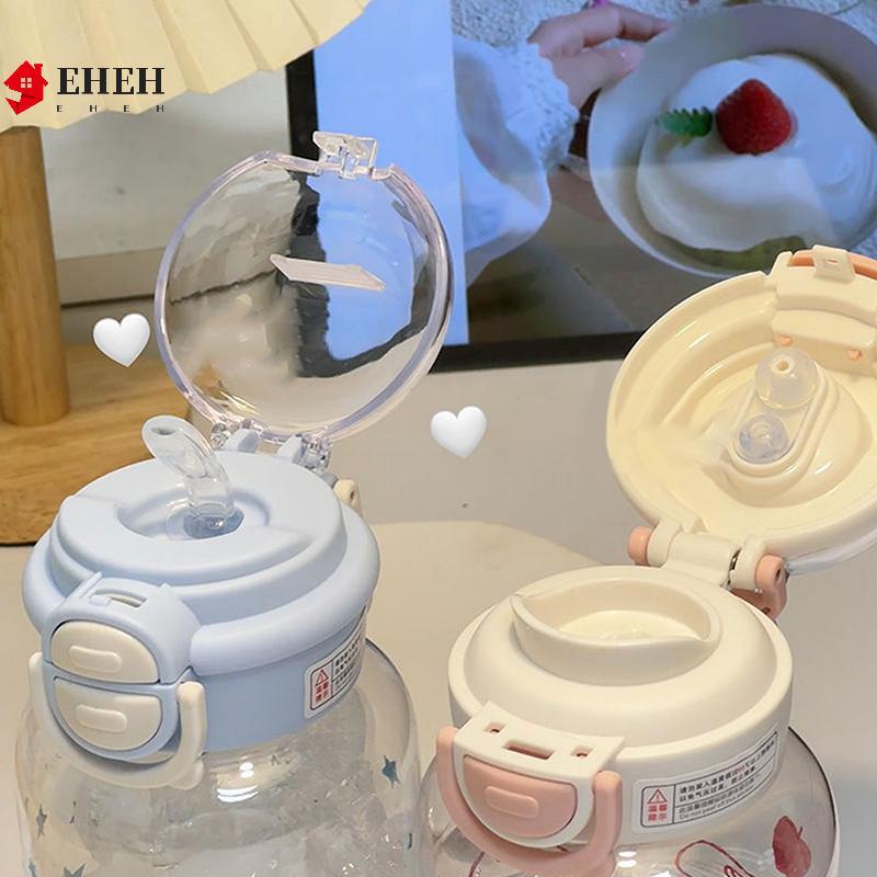 [EHEH] Bình Nước Dễ Thương Có Ống Hút Nhựa Di Động -Up Cover Cốc Nước Cho Trẻ Em Chai Nước Chống Rò Rỉ Bình Uống Dễ Thương VN