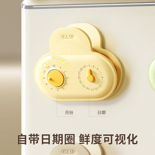 Hoạt Hình Sáng Tạo Niêm Phong Kẹp Có Vòng Ngày Giá Trị Cao Từ Tủ Lạnh Miếng Dán Niêm Phong Kẹp Thực Phẩm