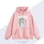 Hatsune Miku Co Áo Hoodie Có Mũ Trùm Đầu Phong Cách Anime Dáng Rộng Hợp Thời Trang