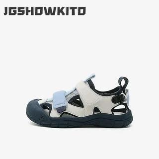 JGSHOWKITO Xăng đan Trẻ Em Cho Bé Trai Mùa Hè Mới Thời Trang Mềm Mại Chống Trơn Trượt Cắt Thoáng Khí Trẻ Em Giày Thể Thao Đi Biển