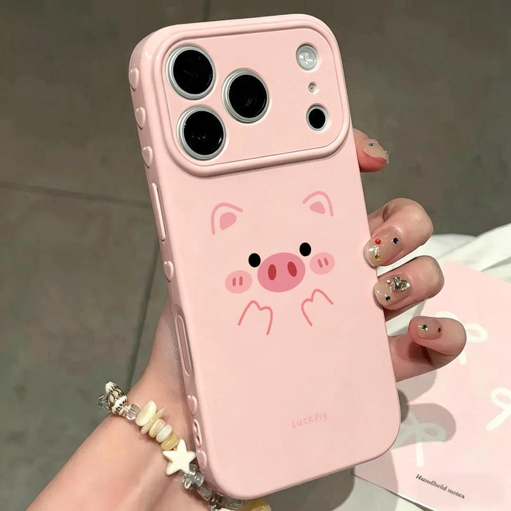 Lợn con Đối với iPhone 1715 Case 16P New 1413 Soft Case 16 Dễ thương XR Hàng ngày 17p