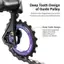 < WHPHous-t > Bánh xe ròng rọc Derailleur phía sau xe đạp 18T Nhẹ Rỗng Thiết kế lập dị Bộ vòng bi mịn màng để thay thế xe đạp đường trường Đẹp