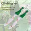 JCSYFAC Lưới leo núi Nylon Vườn 2x5M Hỗ trợ hạng nặng cho dưa chuột Rau nho Lưới tăng trưởng thực vật dọc Mới