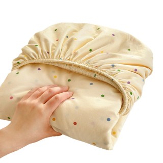 Loại A Phương pháp cổ xưa Khăn trải giường cotton rửa nguyên chất Vỏ giường Simmons Vỏ bọc nệm chống trượt Vỏ bảo vệ Tấm trải giường cotton Bộ ba mảnh 4 NPPW