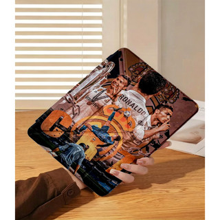 Ốp Lưng Ronaldo cho iPad A16 Air 4/5/6/7/8 Pro 11 12.9 Y-fold Cristiano Ronaldo iPad Gen 12 11 10 9 8 7 6 5 Mini6/7