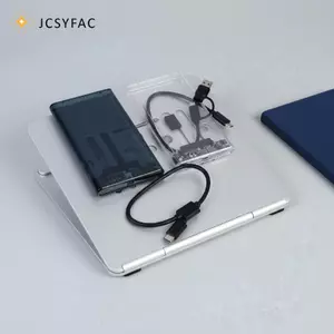 JCSYFAC USB Type C 2.5 Inch Hộp Bảo Quản Bên Ngoài SATA Sang USB 5Gbps HDD SSD Vỏ Ổ Cứng Trong Suốt Hỗ Trợ Cho PC Laptop Mới